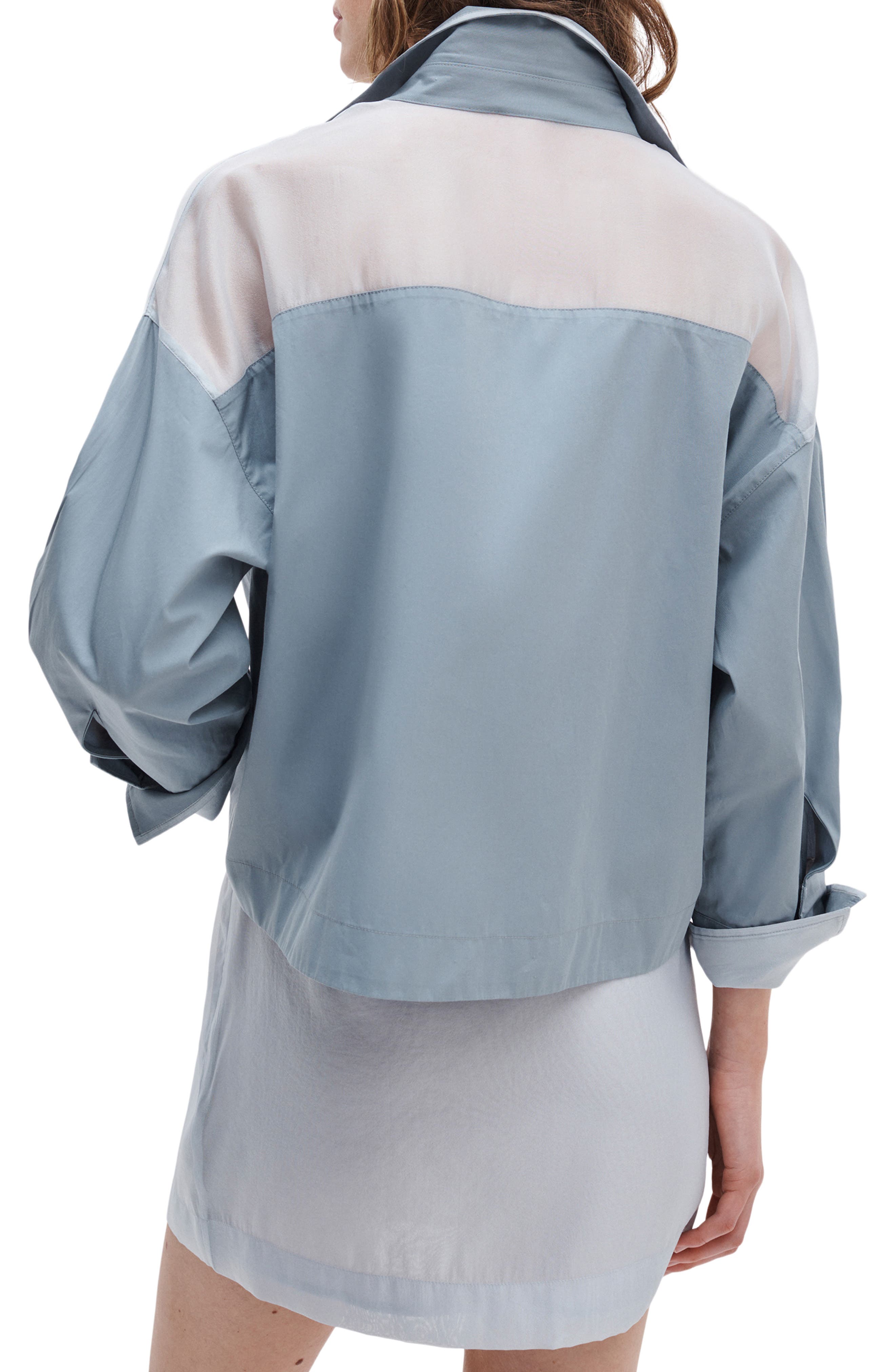 Elly Crop Button-Up Shirt - image 4