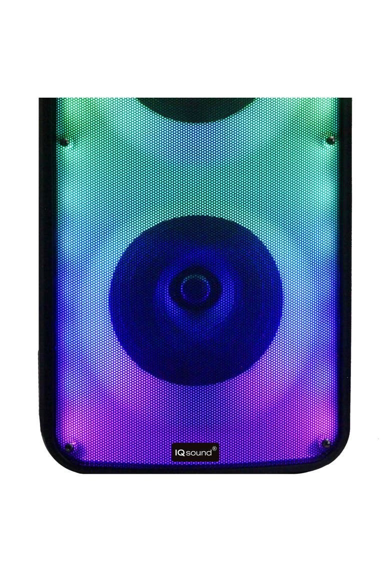 Dual 8 Inch Portable Bluetooth Speaker, Alternate, color, Black