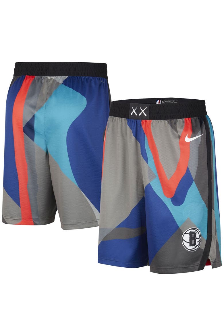 Men's Nike  Black Brooklyn Nets 2023/24 City Edition Swingman Shorts, Alternate, color, Black