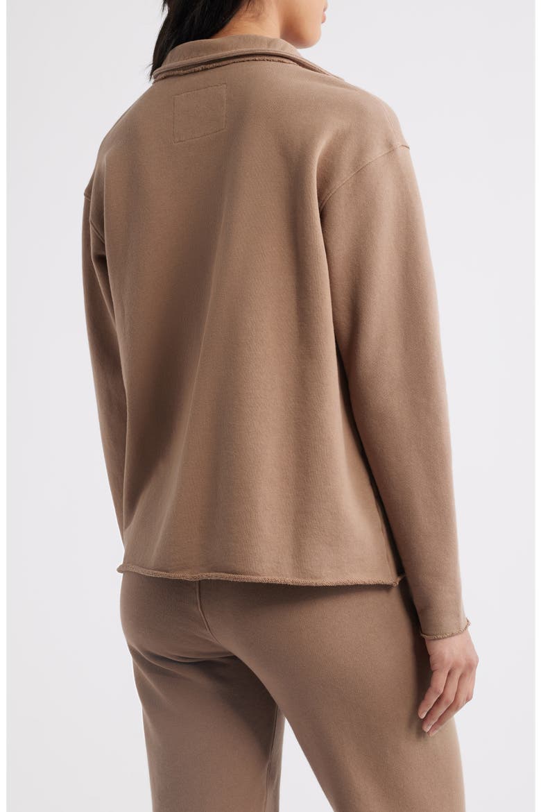 Patrick Popover Henley Sweatshirt, Alternate, color, TOASTED