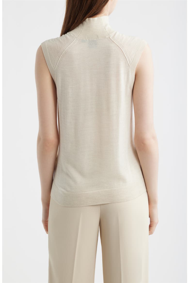 Fipini Virgin Wool Turtleneck Tank, Alternate, color, LIGHT PUMICE