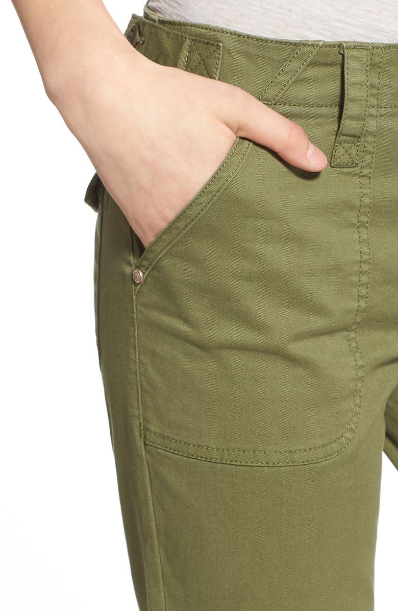 Sanctuary 'Traveler' Stretch Twill Relaxed Ankle Pants, Alternate, color, 