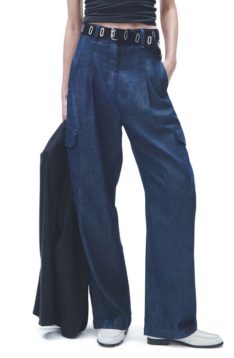 Featherweight Cassidy Cargo Jeans (Rinse)