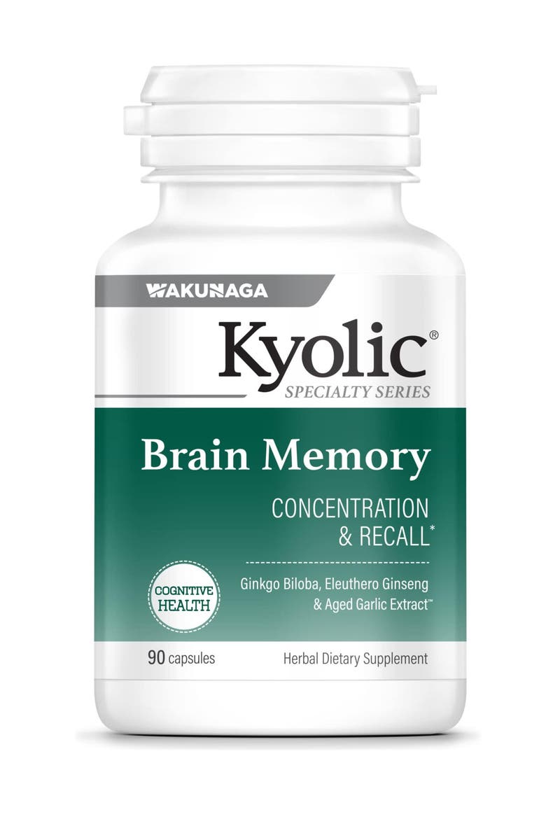 Specialty Series Brain Memory, For Concentration & Recall, 90 Capsules, Main, color, None
