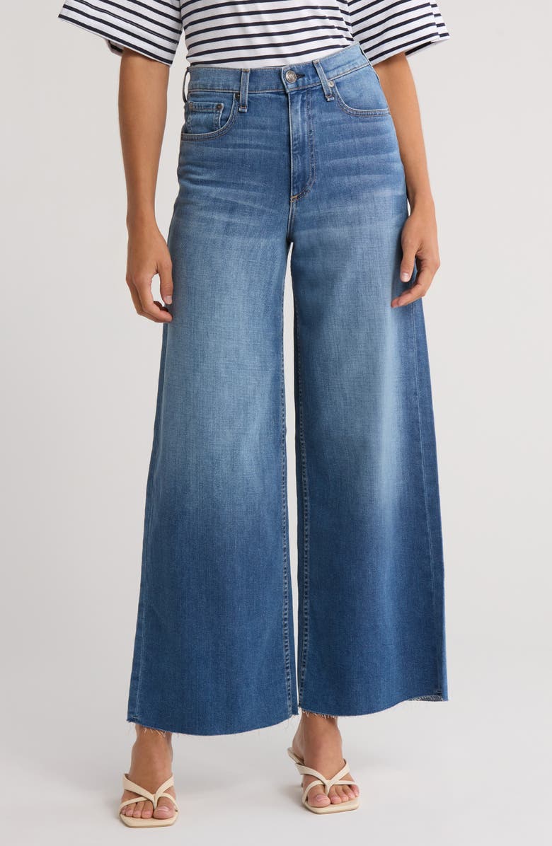 rag & bone Sofie High Rise Ankle Wide Leg Jeans, Main, color, 