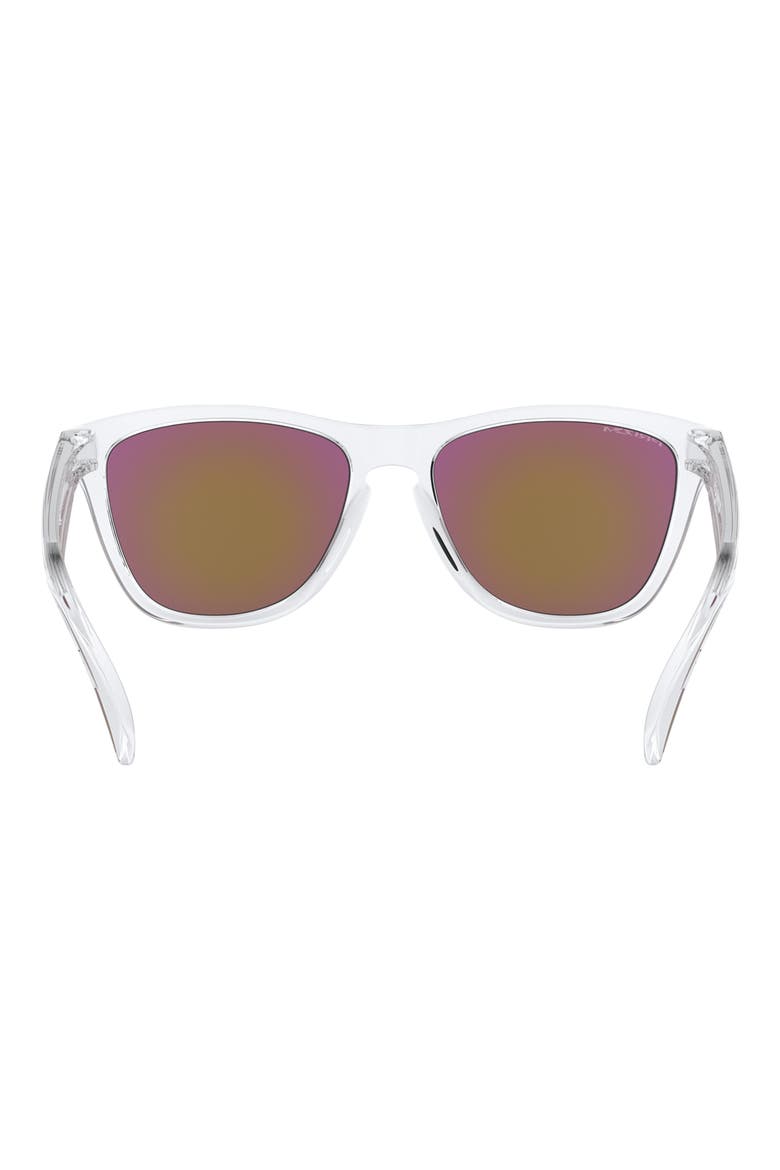 Frogskins 54mm Rectangular Sunglasses, Alternate, color, CLEAR / PURPLE