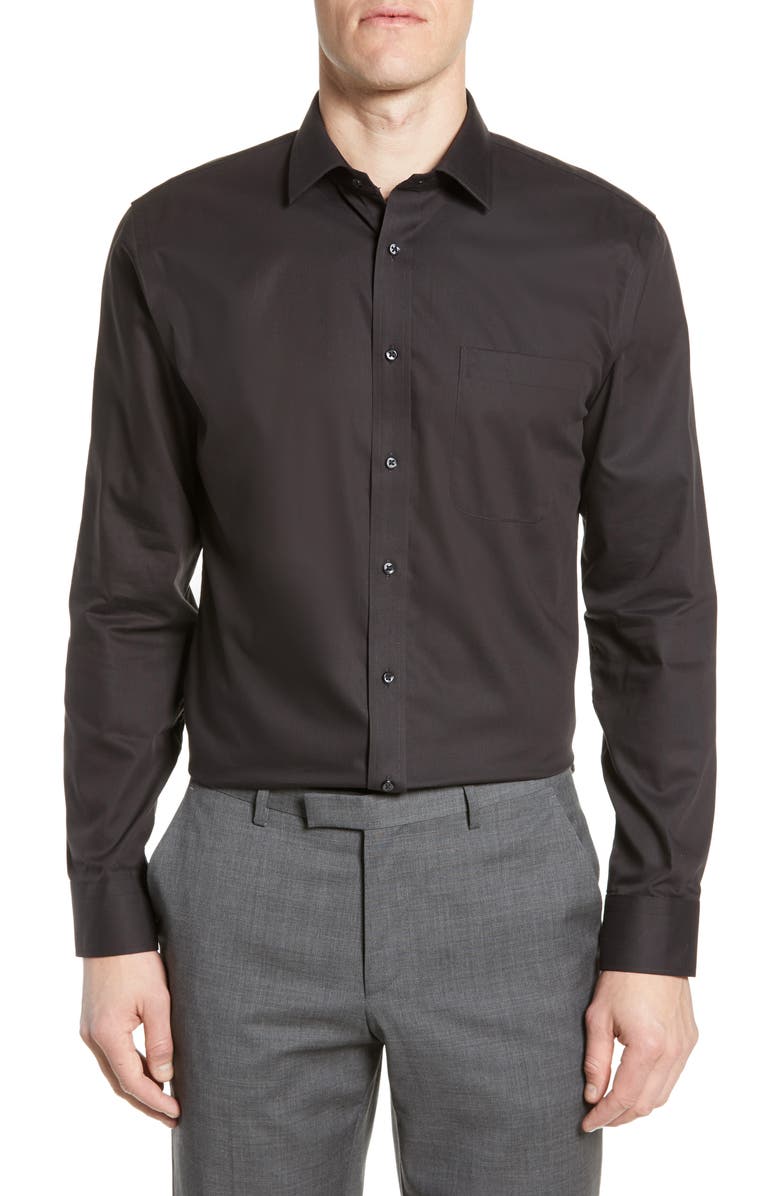 Nordstrom Trim Fit Non-Iron Dress Shirt, Main, color, 