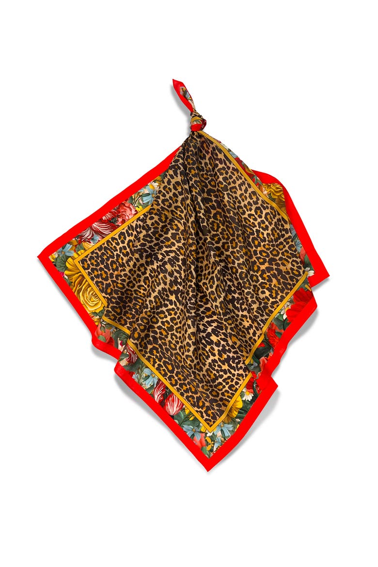 Cotton Bandana, Main, color, Wild