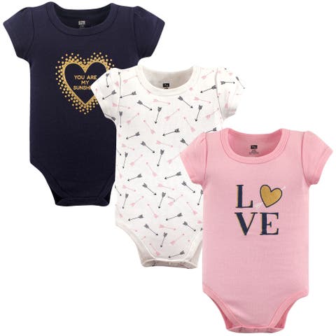 Three-Piece Set of Cotton Bodysuits (Baby)