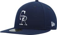 New Era Men's New Era Navy Colorado Rockies Oceanside Low Profile 59FIFTY Fitted Hat