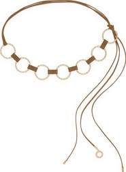 Ramy Brook Chiara Leather Chain Belt