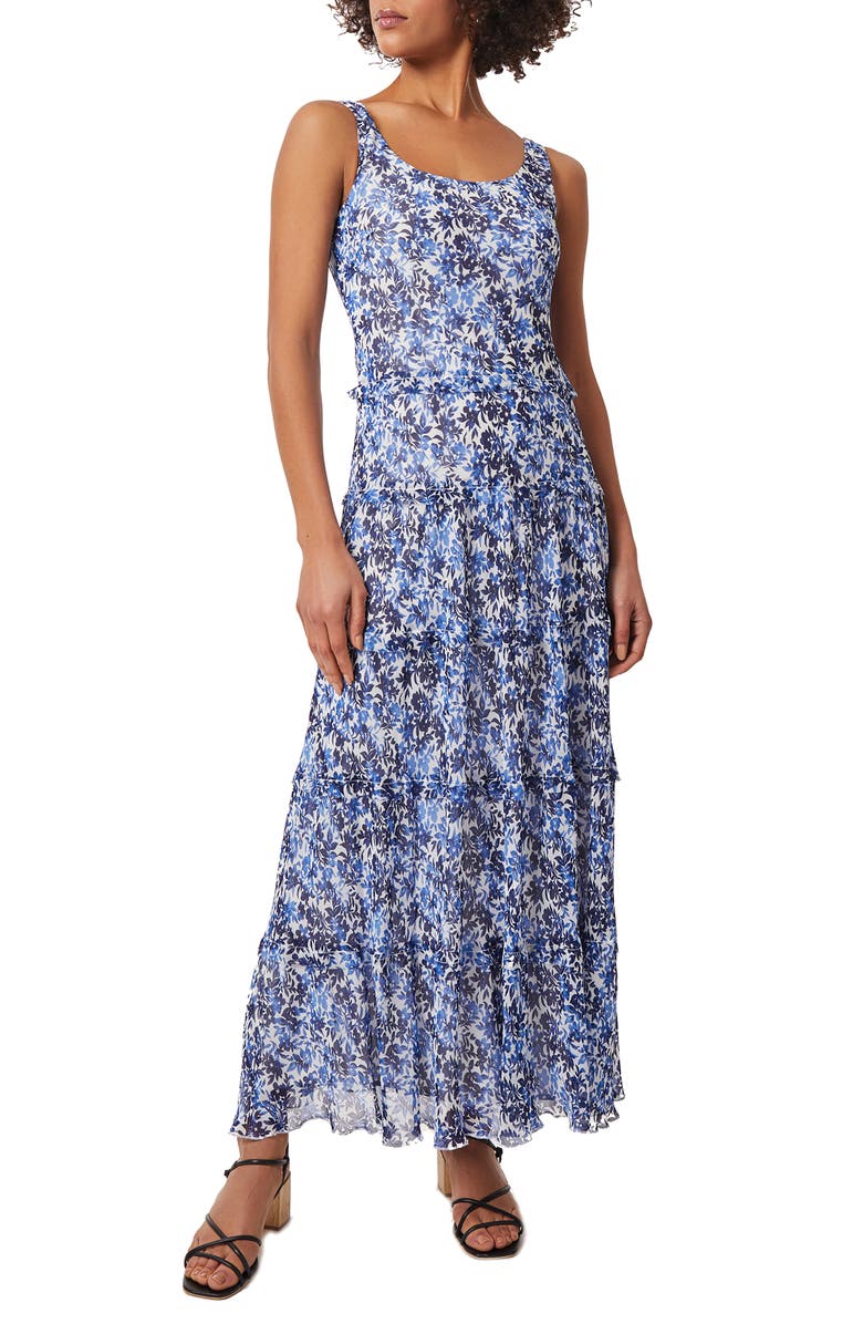 Jones New York Floral Tiered Maxi Dress, Main, color, 