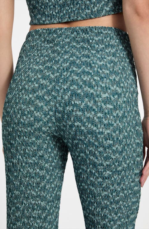 Guess Naleny Seamed Open Stitch Pants In Green