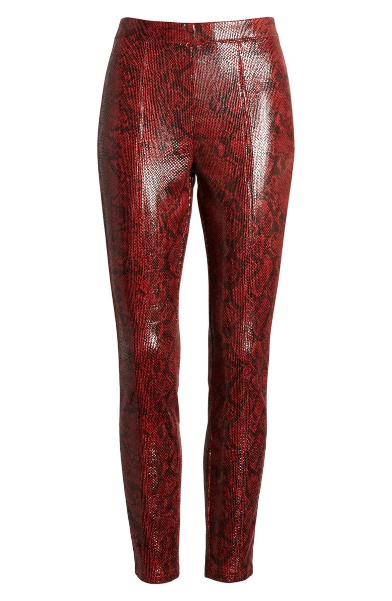 BLANKNYC Fired Up Snakeprint Leggings, Alternate, color,