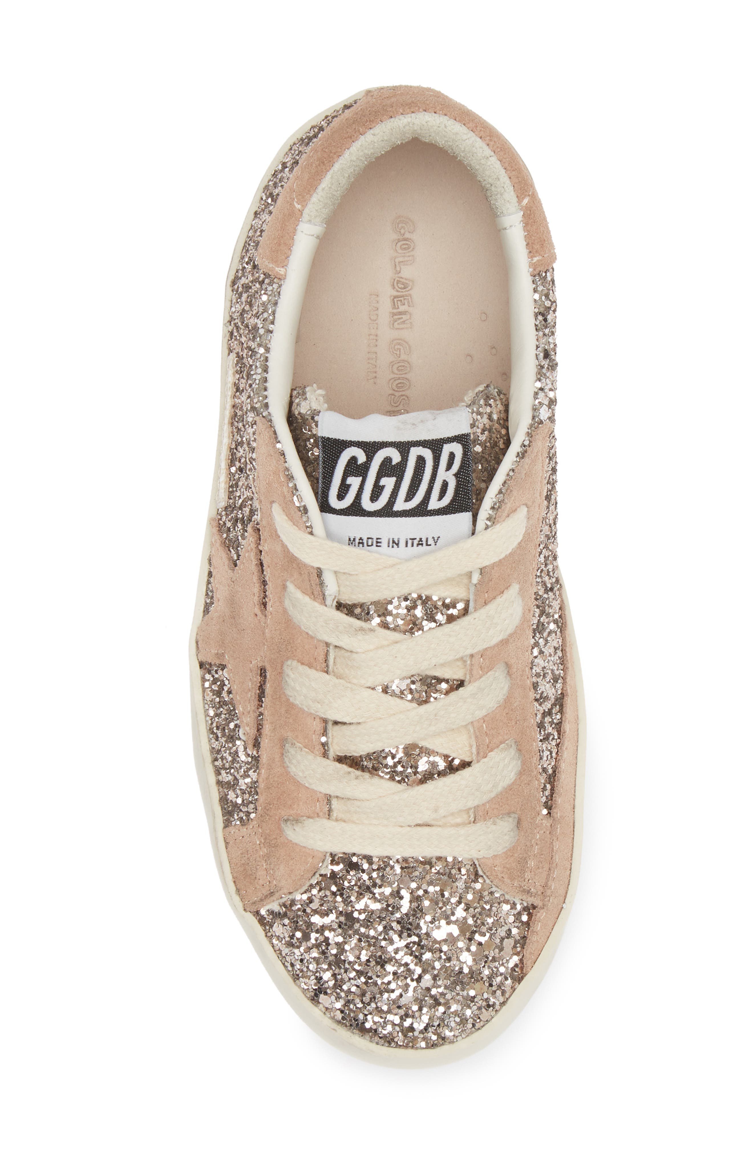 Golden Goose Kids' Super-Star Glitter Sneaker, Alternate, color, 