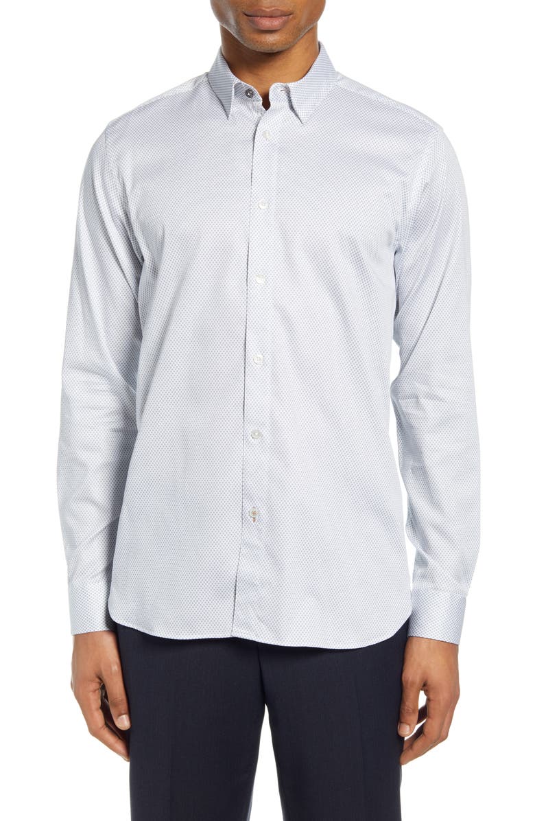 Ted Baker London Tillnow Button-Up Shirt, Main, color,