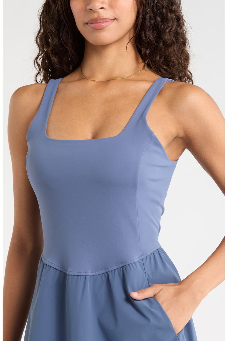 Effortless Short Dress, Alternate, color, BLUE VINTAGE
