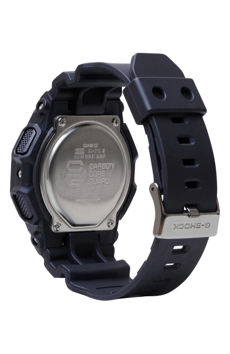 G-SHOCK GD010-1A1 Digital Resin Strap Watch, 51.9mm, Alternate, color,