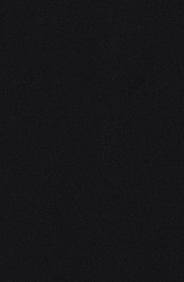 Xscape Evenings Drape Scuba Cocktail Dress, Alternate, color, Black