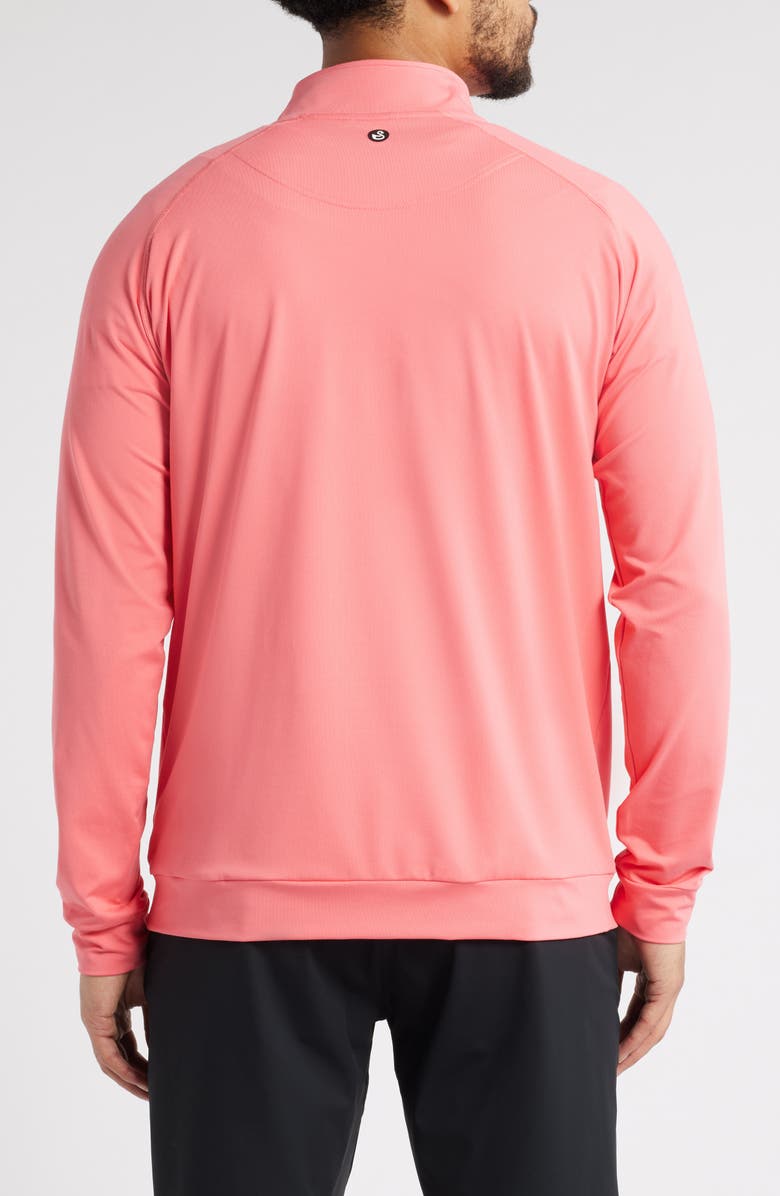 Swannies Colt Quarter Zip Golf Pullover, Alternate, color, Coral