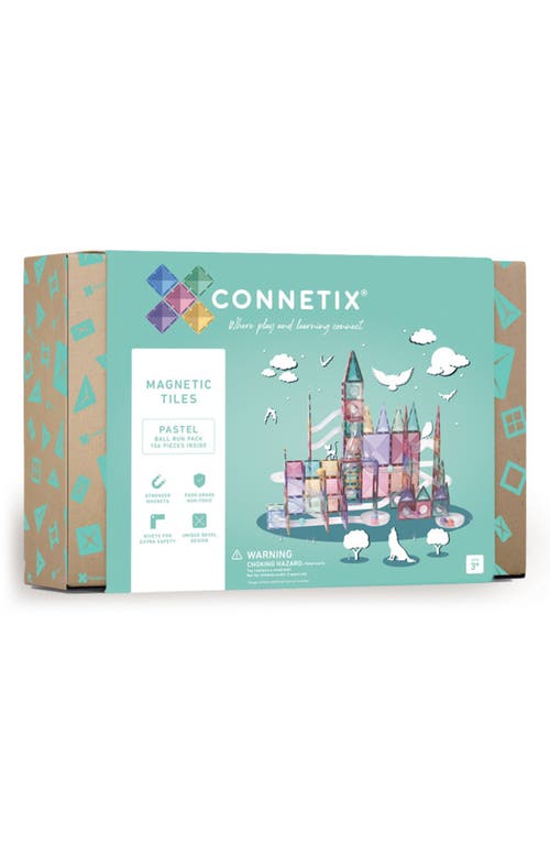 CONNETIX Kids' Pastel Magnetic Tiles 106-Piece Ball Run Pack  product