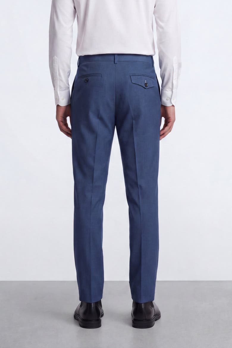 Gordon Slim Fit Suit Trousers, Alternate, color, Mid Blue