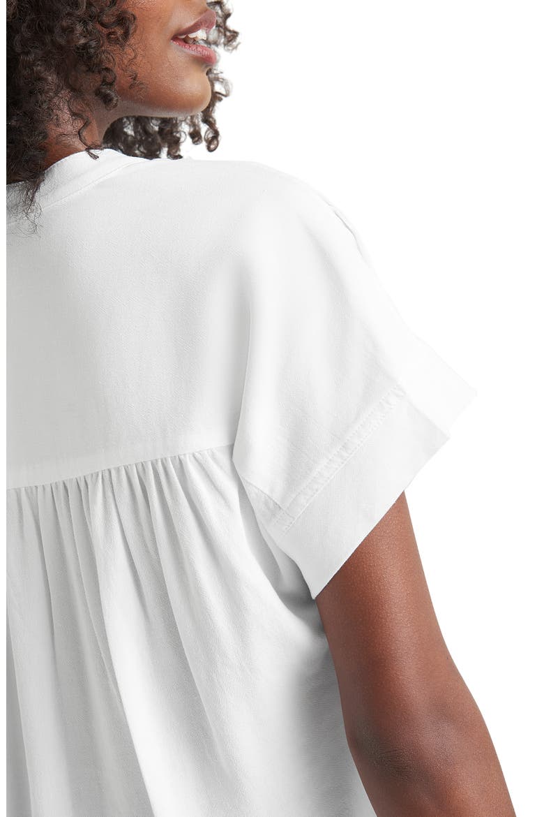 Wynne Crepe Blouse, Alternate, color, WHITE