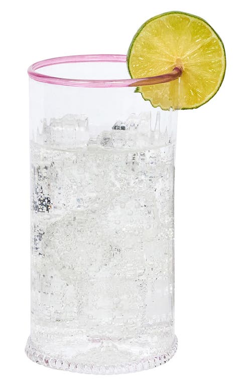 Juliska Nell Set Of 4 Highball Glasses In Blush