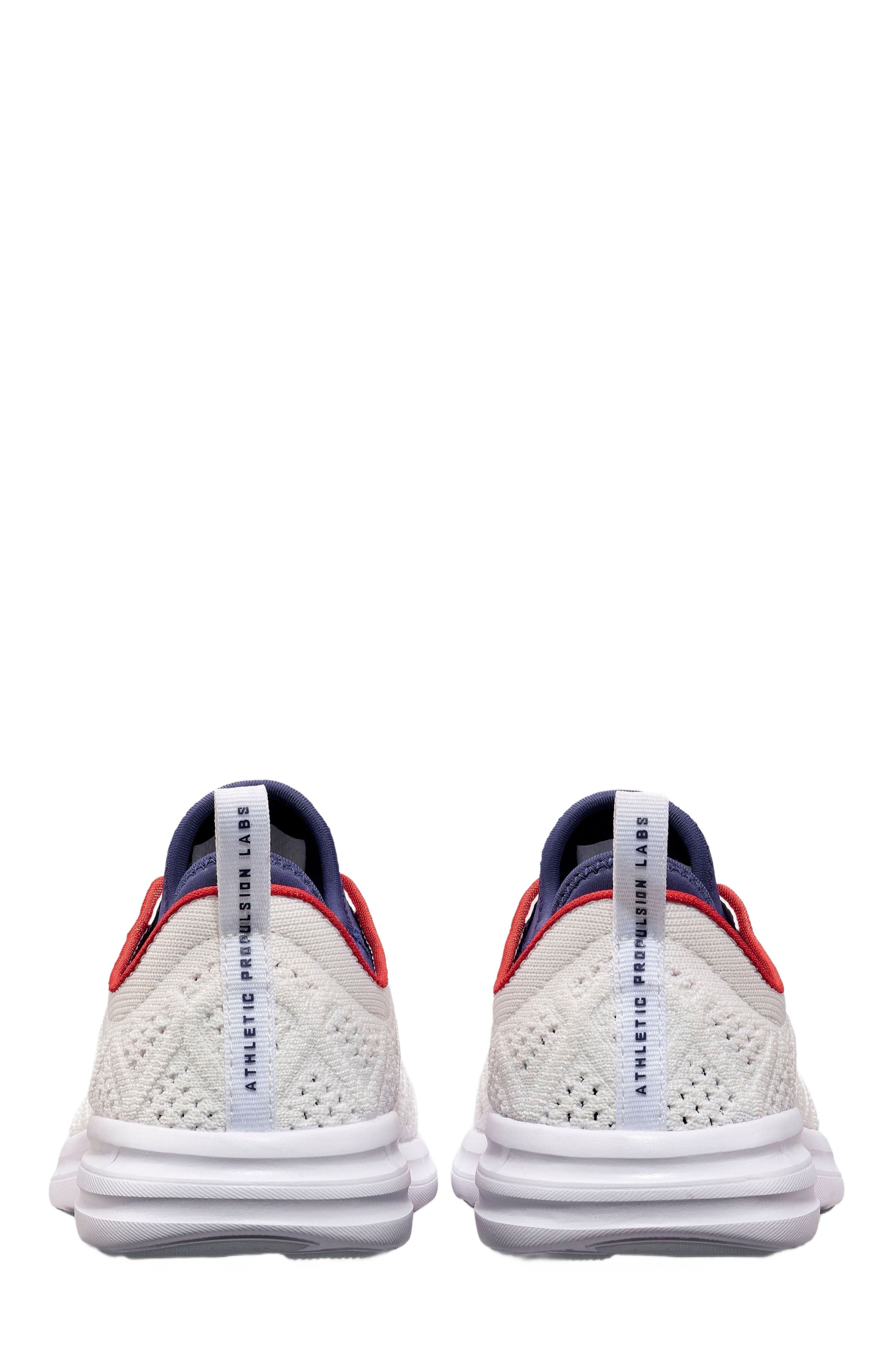Women's TechLoom Phantom Sneakers, Alternate, color, White / Royal Navy / Red