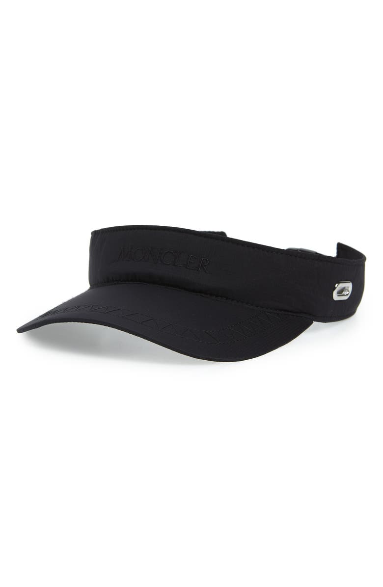 Moncler Nylon Visor, Main, color, 