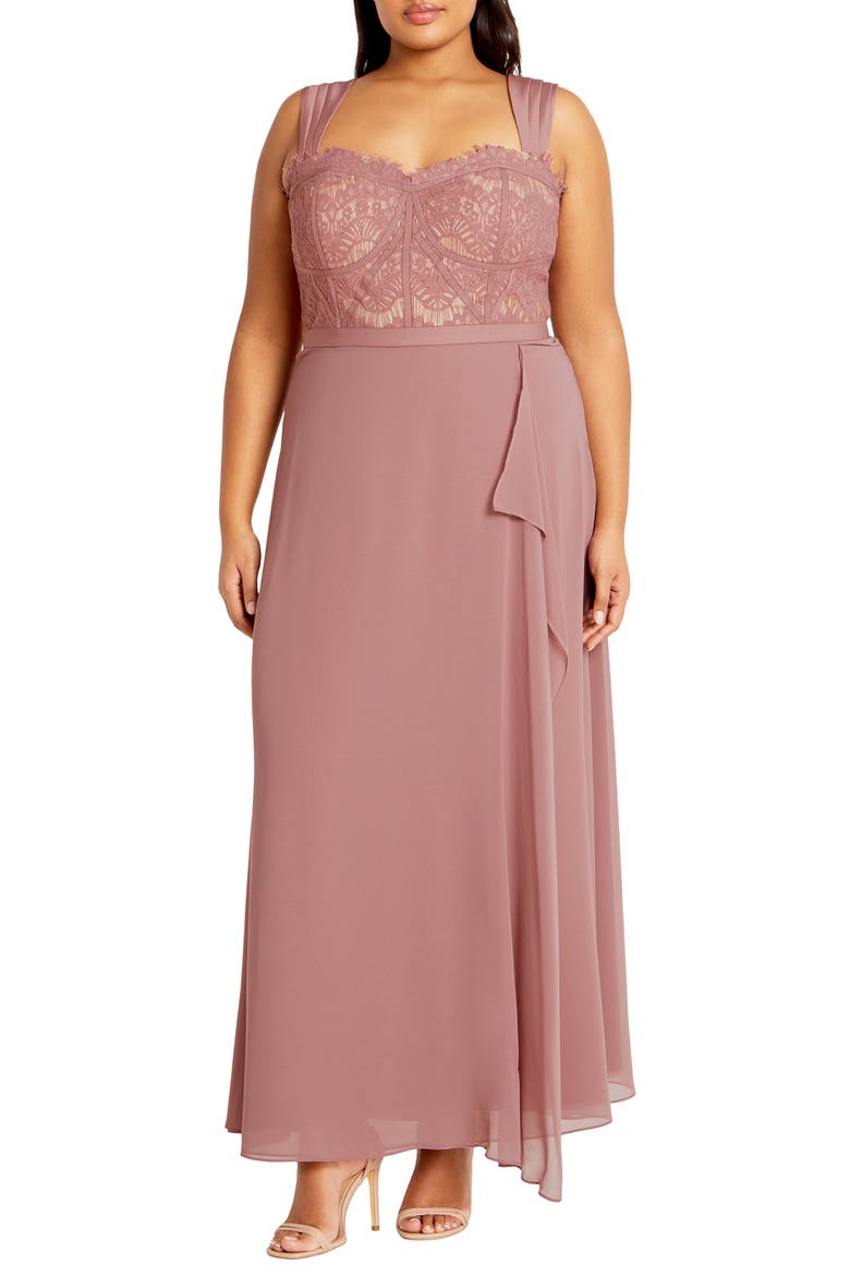 Sweet Evie Dress, Main, color, ANTIQUE ROSE