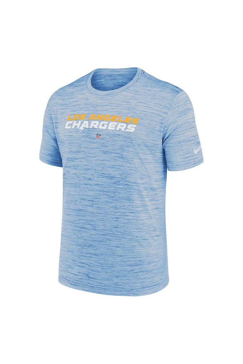 Men's Nike Powder Blue Los Angeles Chargers Velocity Performance T-Shirt, Alternate, color, Powder Blue