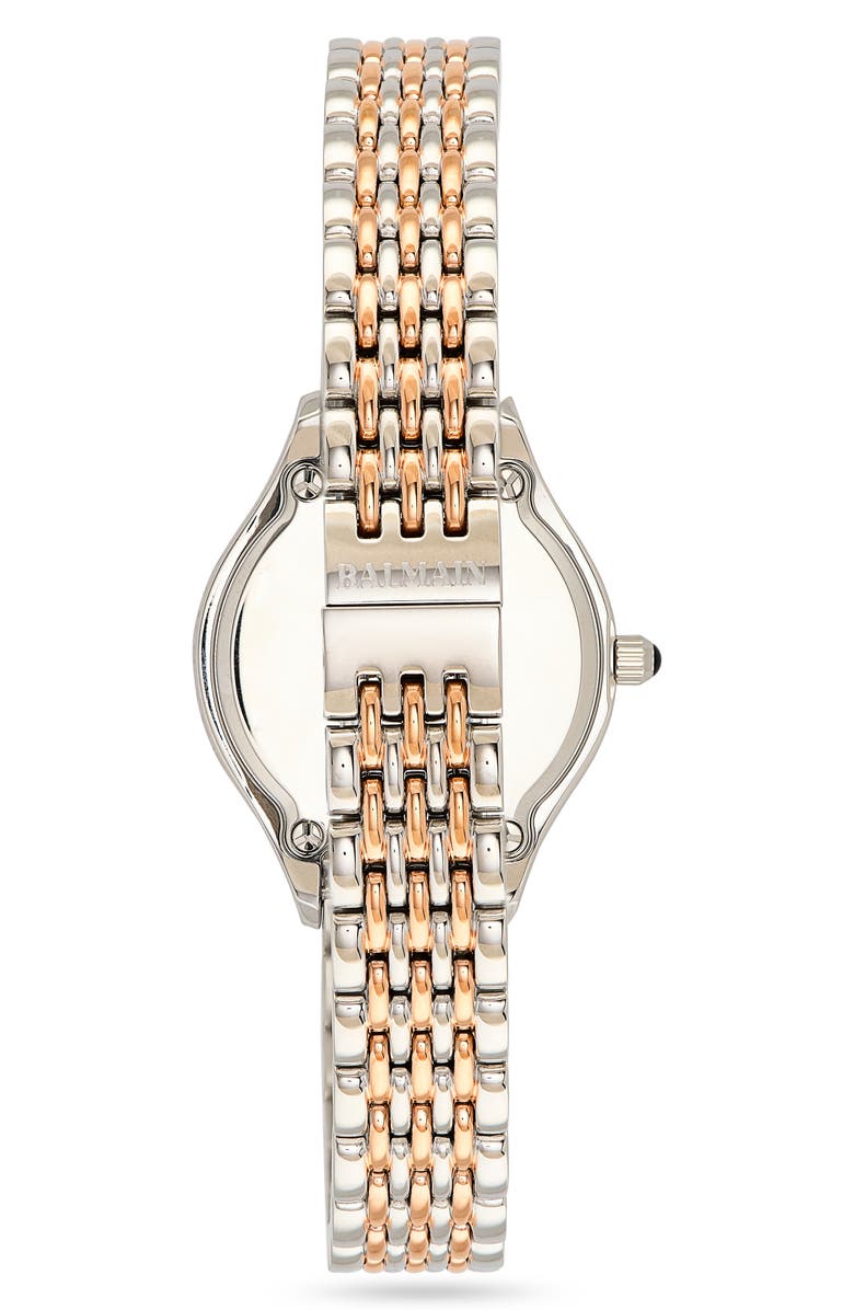 Balmain de Balmain Bracelet Watch, 25mm, Alternate, color, Two Tone Steel Rose Pvd