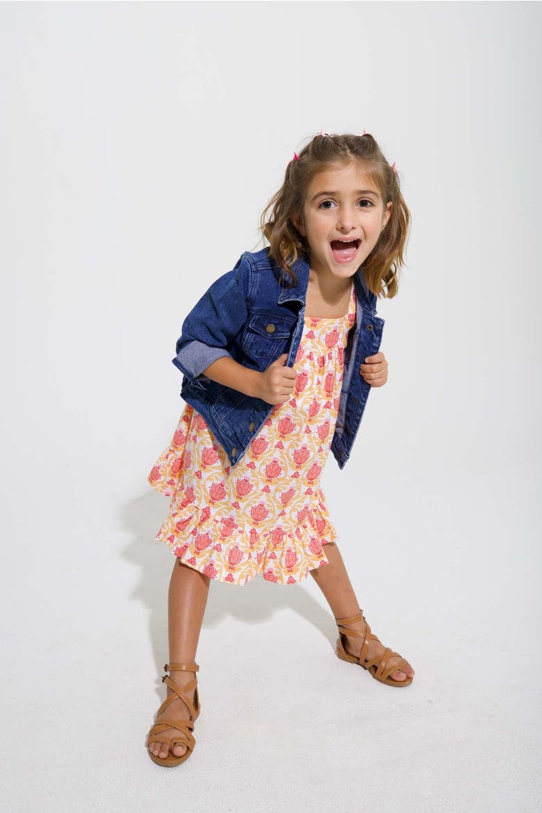 Kids' Trucker Jean Jacket, Alternate, color, Denim