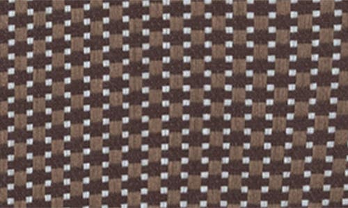 1863 By Eterna Modern Fit Micropattern Non-iron Cotton Dobby Dress Shirt In Brown