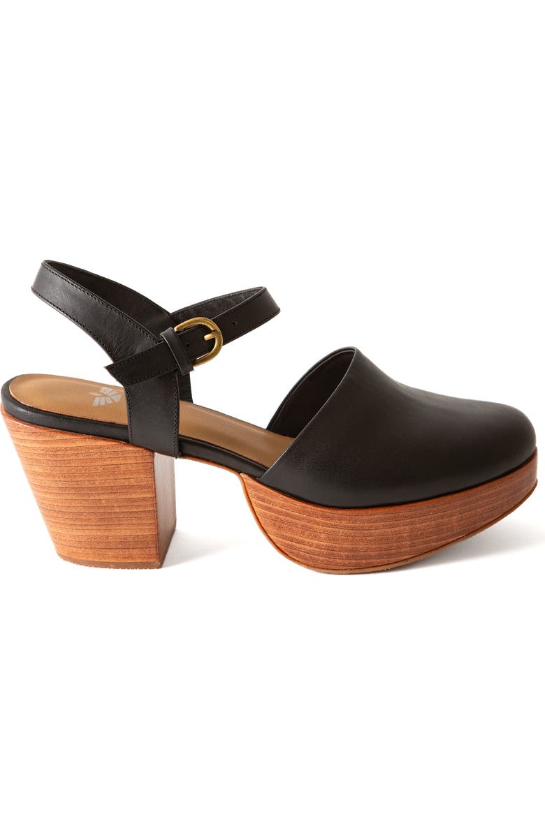 Fortress Willow Mary Jane Platform Clog, Alternate, color, Black
