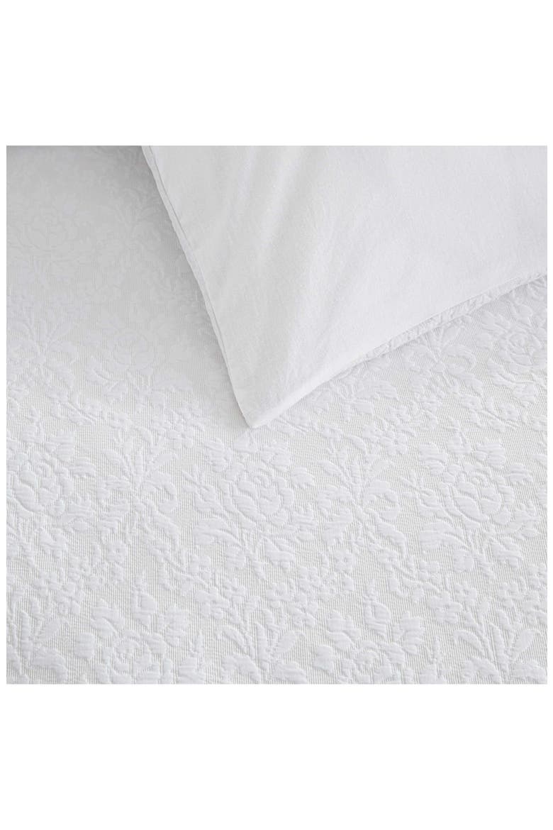 Garden Trellis 2-Piece Duvet Cover Set, Alternate, color, SPARKLING WHITE