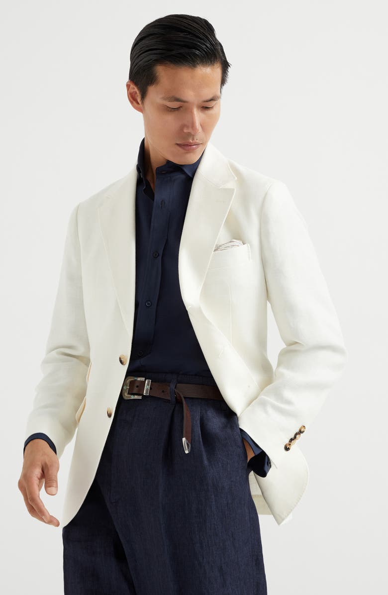 Brunello Cucinelli Deconstructed Cavallo blazer, Alternate, color,