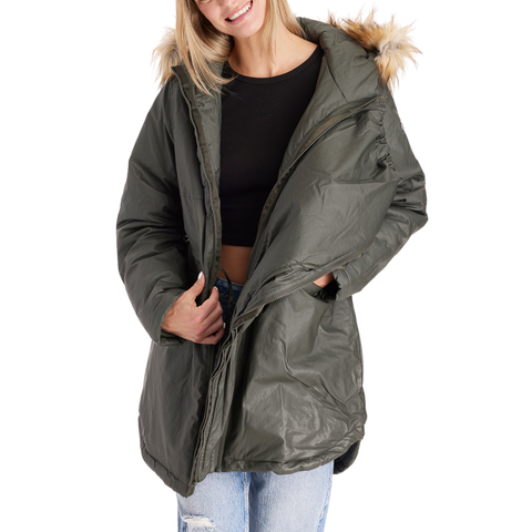 Sofia - Waxed Shell 3 in 1 Maternity Parka