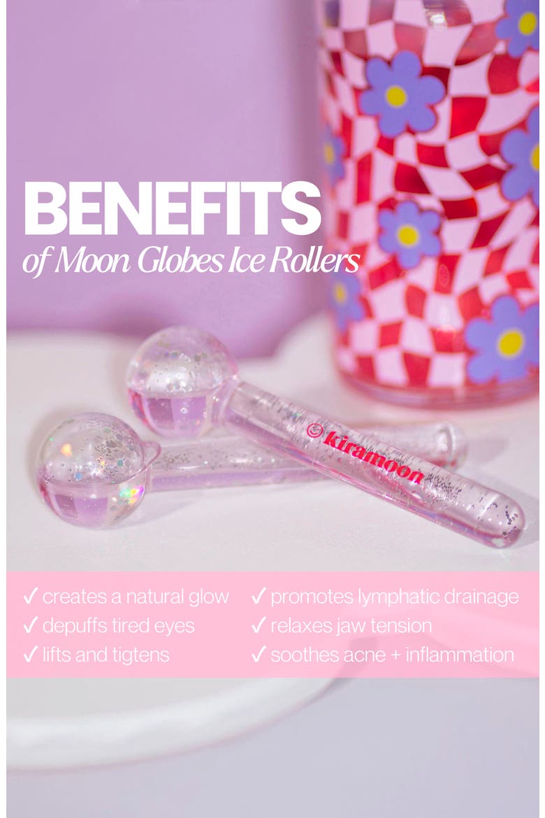 Moon Globes Freezable Facial Massagers, Alternate, color, PINK