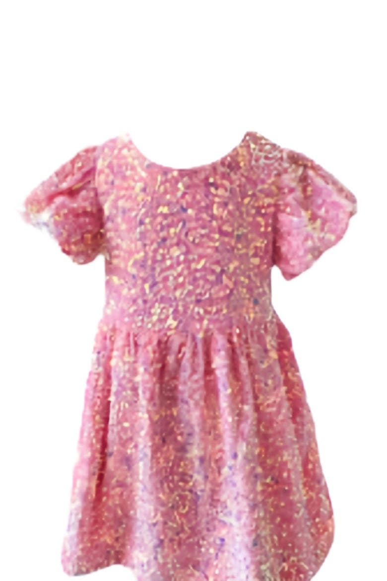 Pretty Sequin Dress, Alternate, color, Pink