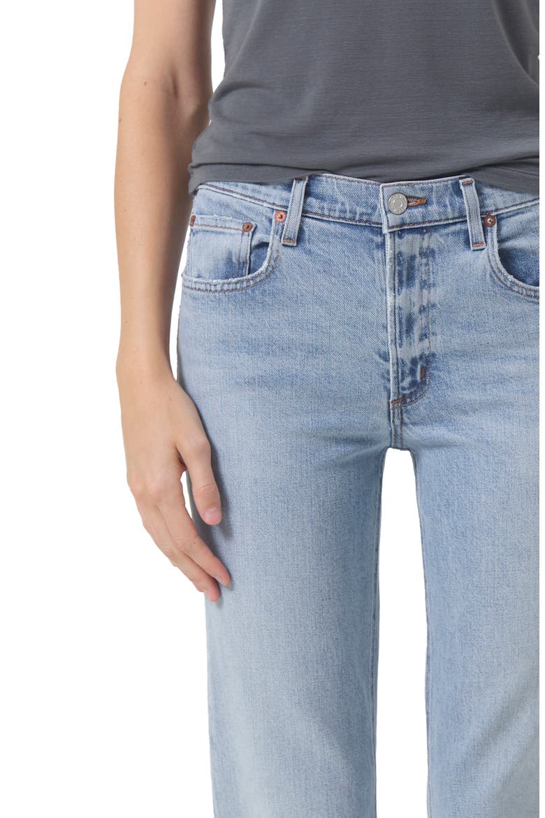 Kye Mid Rise Ankle Straight Leg Jeans, Alternate, color, DIVERSION