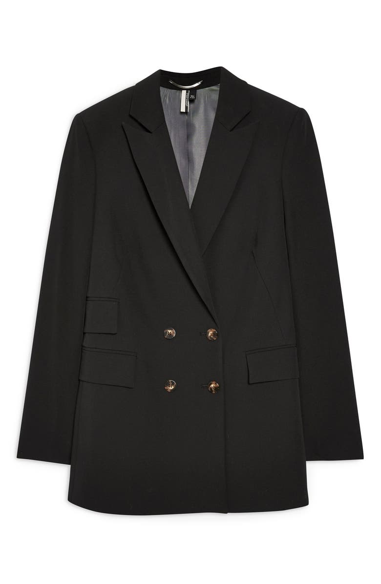 Topshop Double Breasted Jacket, Alternate, color,