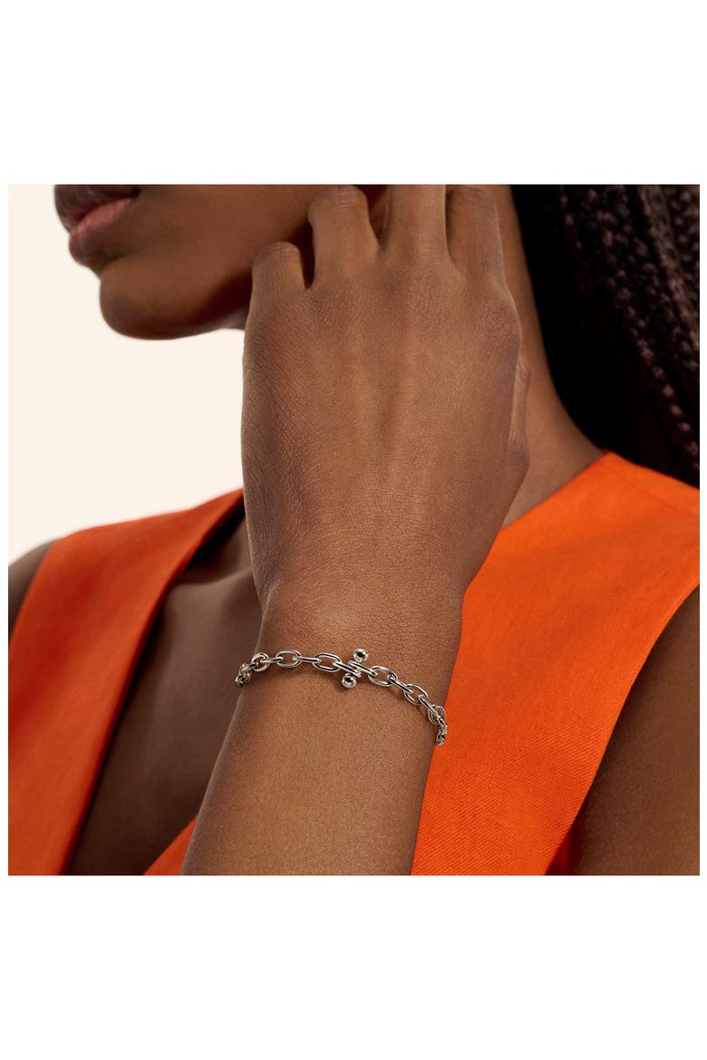 B&F x JH Screwball Link Bracelet, Sterling Silver, 8.7mm, Alternate, color, SILVER