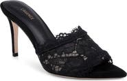 L'AGENCE Penn Pointed Toe Lace Sandal