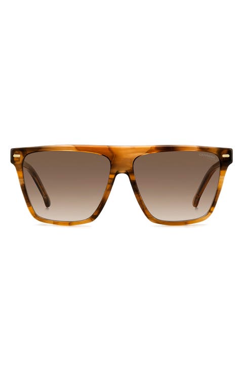 58mm Square Sunglasses