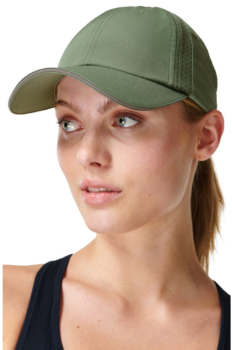 Swifie Running Cap, Alternate, color, HEATH GREEN
