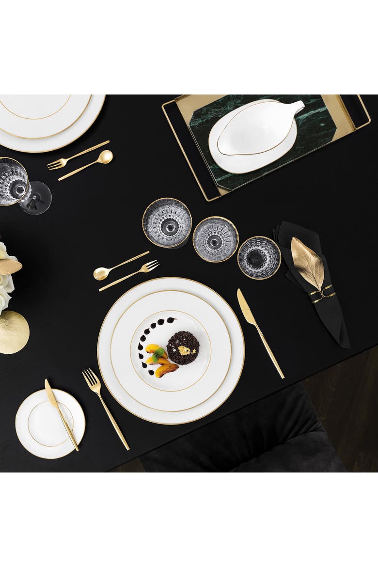 MetroChic d'Or 5 Piece Place Setting, Alternate, color, gold