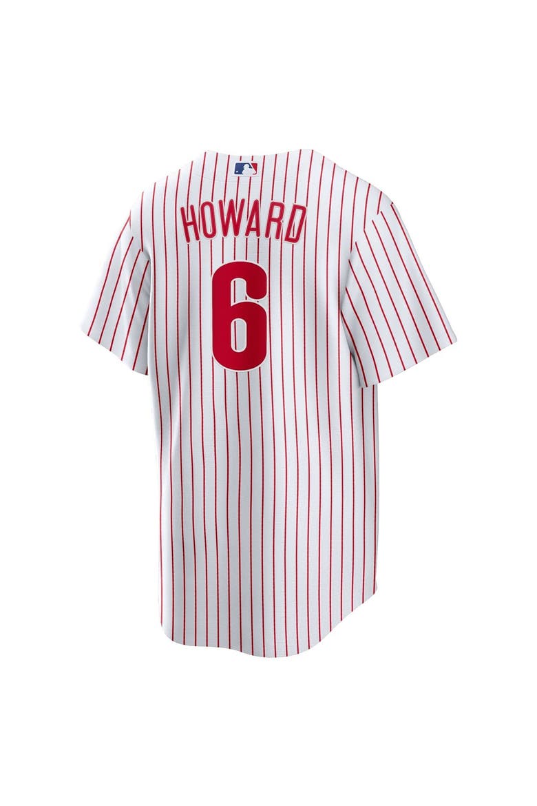 Men's Nike Ryan Howard White Philadelphia Phillies Replica Jersey, Alternate, color, White