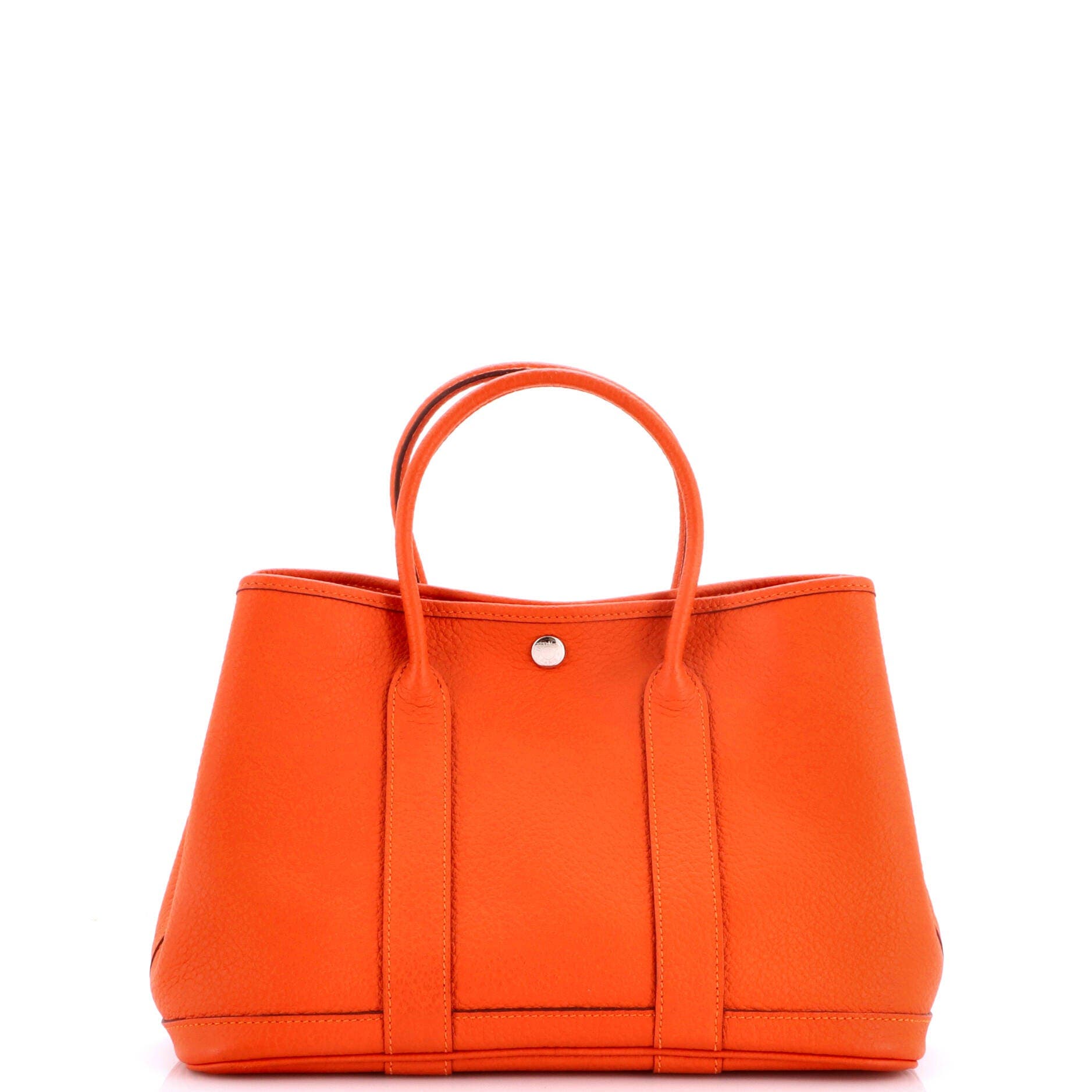 Garden Party Tote Leather 30, Alternate, color, Orange